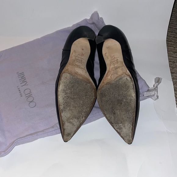 Jimmy Choo Kid Leather Booties - Picture 6 of 9